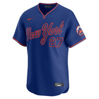 New York Mets Mark Vientos Royal jersey – view 2