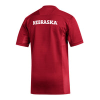 adidas Nebraska Huskers Scarlet jersey – view 4
