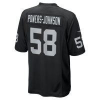 Las Vegas Raiders Jackson Powers-Johnson Black jersey – view 4