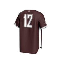 Texas A&M Aggies Lightweight Maroon jersey – view 4