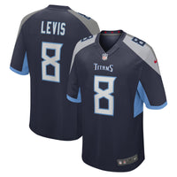 Tennessee Titans Will Levis Navy jersey – view 1