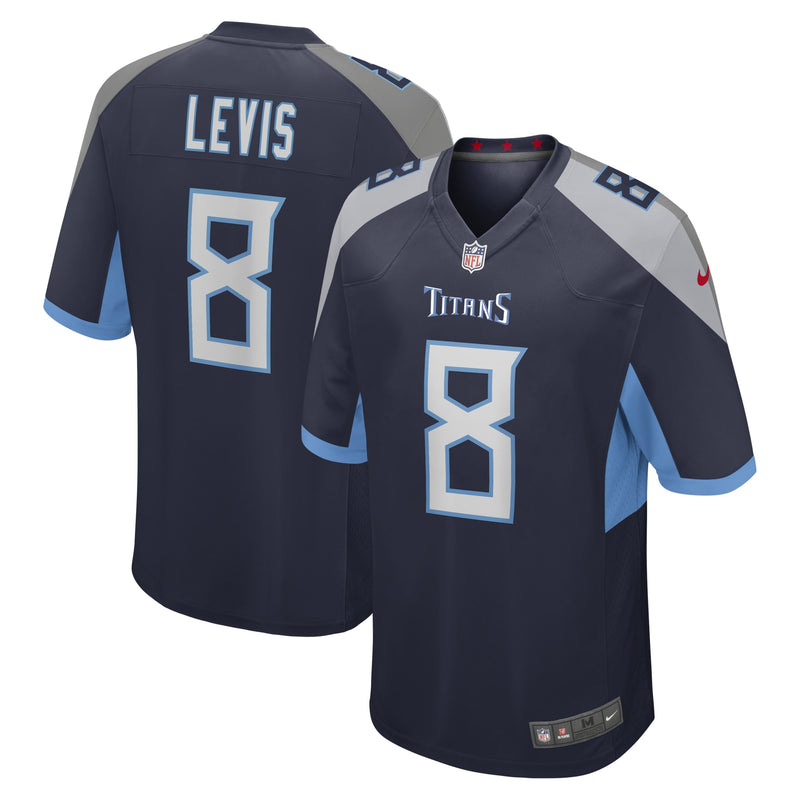 Tennessee Titans Will Levis Navy jersey – view 1