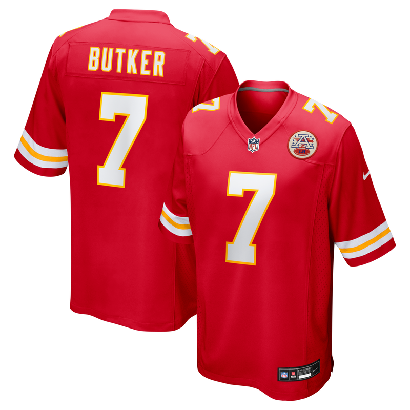 Kansas City Chiefs Harrison Butker Red jersey – view 1