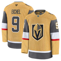 Vegas Golden Knights Jack Eichel Gold jersey – view 1