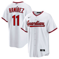 Cleveland Guardians José Ramírez White jersey – view 2