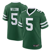New York Jets Garrett Wilson Green jersey – view 2