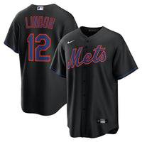 New York Mets Francisco Lindor Black jersey – view 1