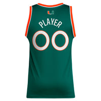 Miami Hurricanes adidas Green jersey – view 4