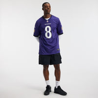 Baltimore Ravens Lamar Jackson Purple jersey – view 5