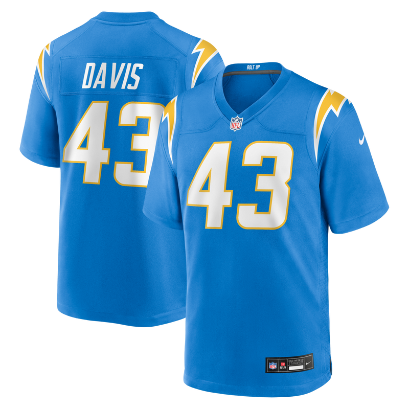 Los Angeles Chargers Michael Davis jersey – view 1