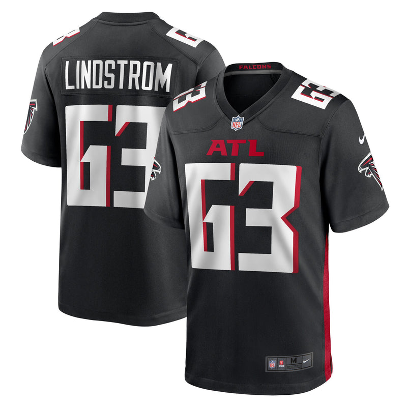 Atlanta Falcons Chris Lindstrom Black jersey – view 1