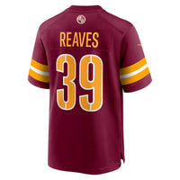 Washington Commanders Jeremy Reaves Burgundy jersey – view 4