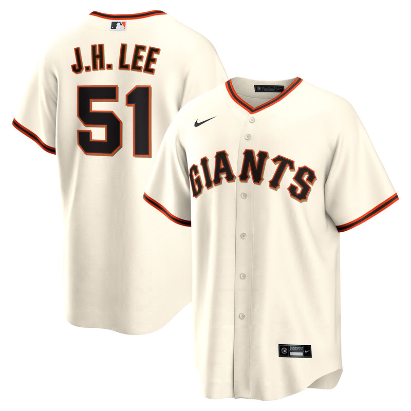 San Francisco Giants Jung Hoo Lee Cream jersey – view 1