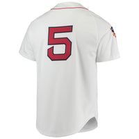 Boston Red Sox Nomar Garciaparra White jersey – view 4