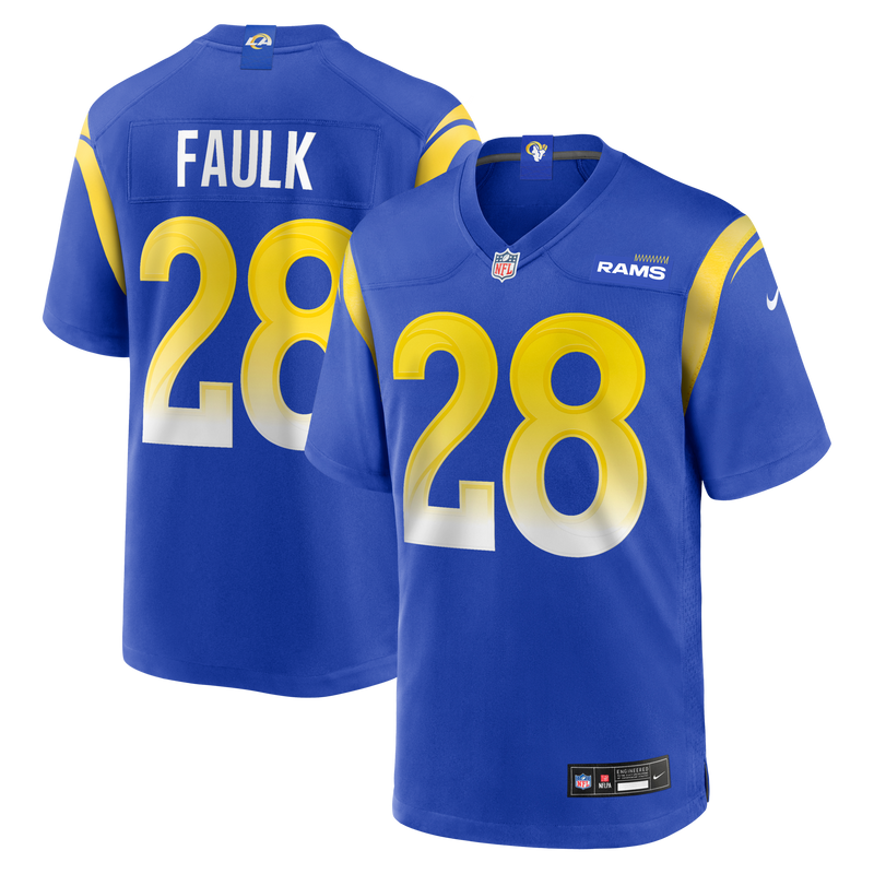 Los Angeles Rams Marshall Faulk Royal jersey – view 1