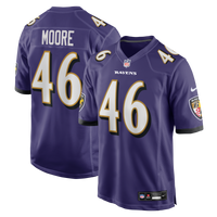 Baltimore Ravens Nick Moore Purple jersey – view 1