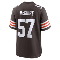 Cleveland Browns Isaiah McGuire Brown jersey – view 3