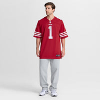 San Francisco 49ers Number 1 Dad Scarlet jersey – view 8