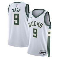 Milwaukee Bucks Kel'el Ware - White jersey – view 1