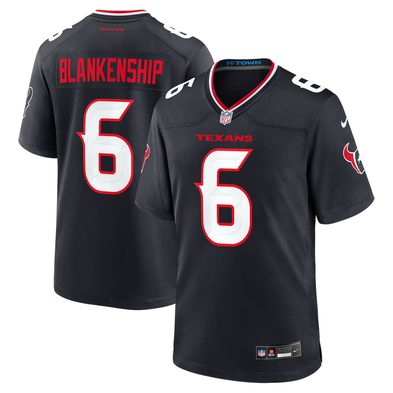 Houston Texans Reed Blankenship Navy jersey – view 1