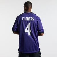Baltimore Ravens Zay Flowers Purple jersey – view 4