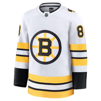 Boston Bruins David Pastrnak White jersey – view 3