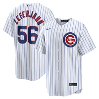 Chicago Cubs Ryan Zeferjahn White jersey – view 2
