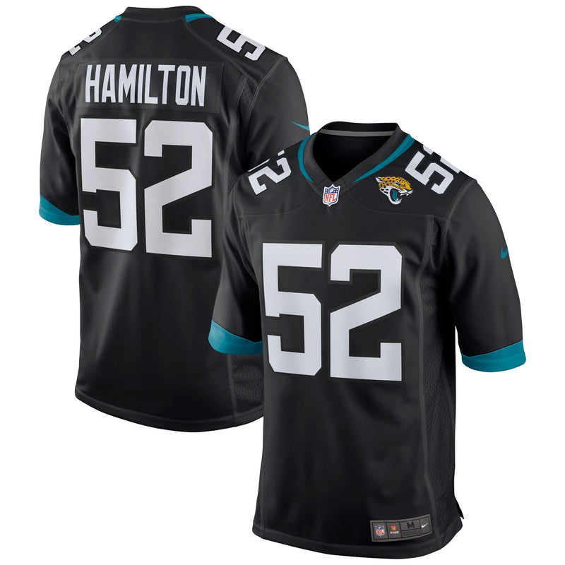 Jacksonville Jaguars DaVon Hamilton Black jersey – view 1