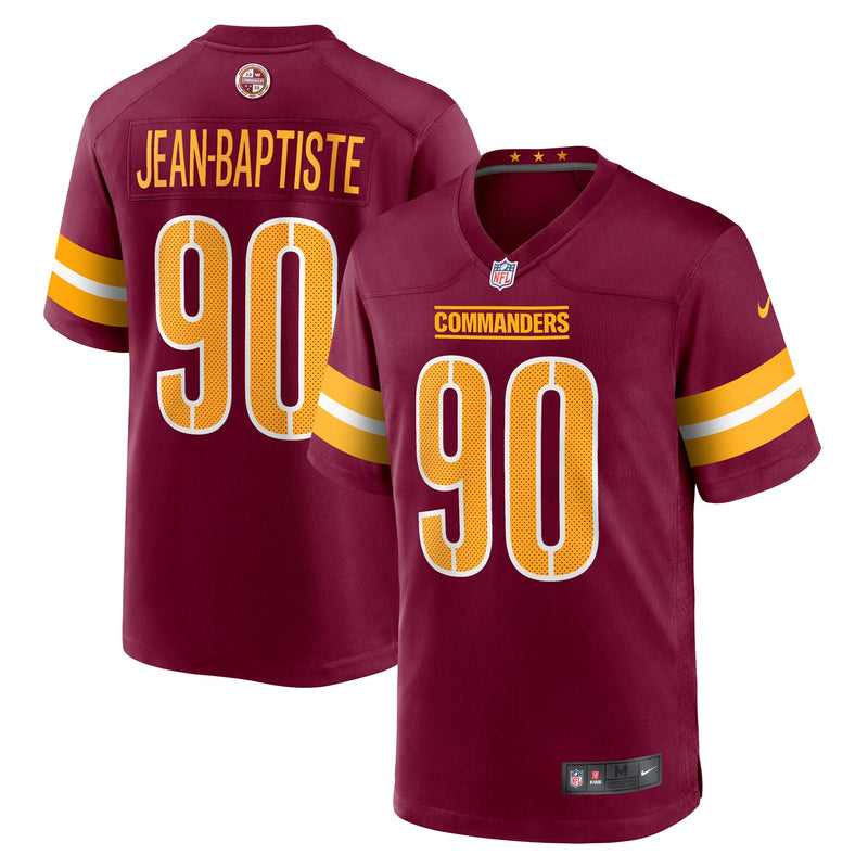 Washington Commanders Javontae Jean-Baptiste Burgundy jersey – view 1