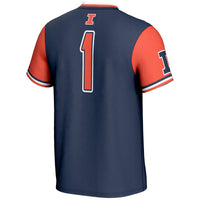 Illinois Fighting Illini Navy jersey – view 4