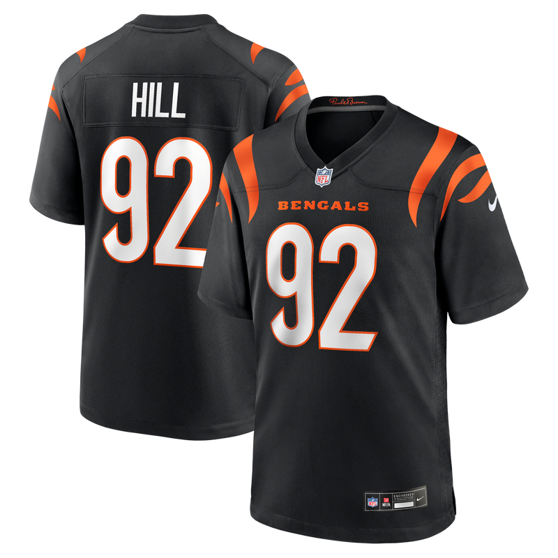 Cincinnati Bengals B.J. Hill Black jersey – view 1