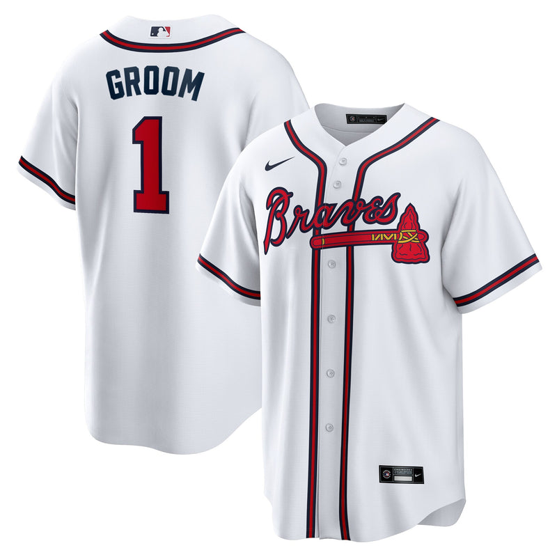 Atlanta Braves White jersey – view 1