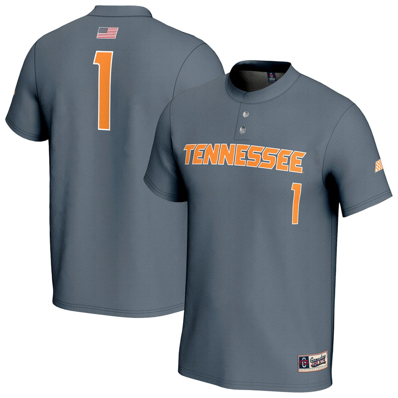 Tennessee Volunteers Lightweight Baseball Gray jersey – view 1