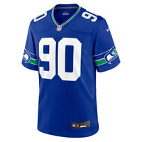 Seattle Seahawks Jarran Reed Royal jersey – view 3