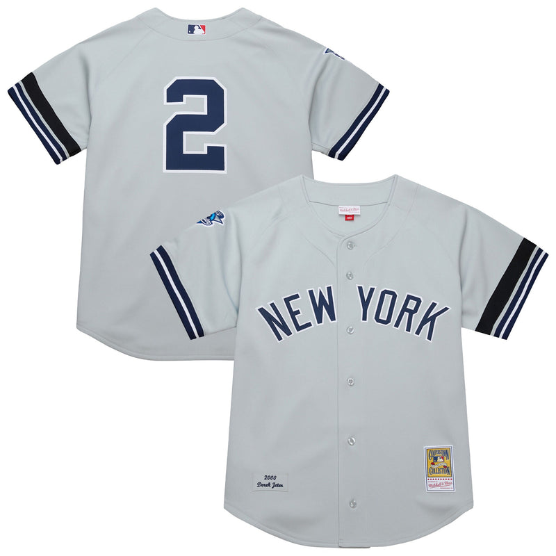 New York Yankees Derek Jeter Gray jersey – view 1