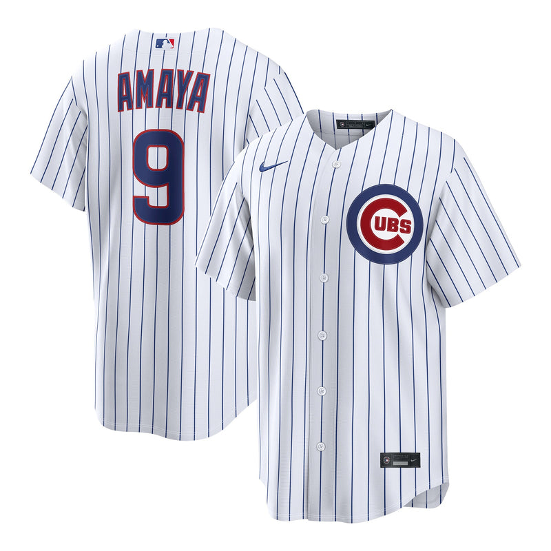 Chicago Cubs Miguel Amaya White jersey – view 1