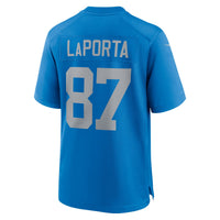 Detroit Lions Sam LaPorta Blue jersey – view 4