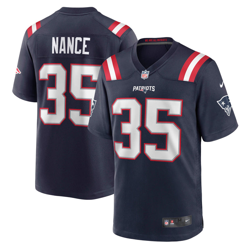 New England Patriots Jim Nance Navy jersey – view 1