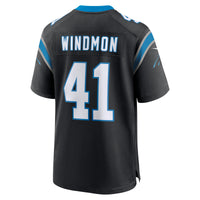 Carolina Panthers Jacoby Windmon Black jersey – view 4