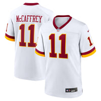 Washington Commanders Luke McCaffrey White jersey – view 2