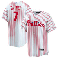 Philadelphia Phillies Trea Turner White jersey – view 1