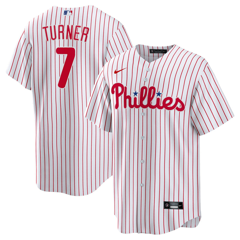 Philadelphia Phillies Trea Turner White jersey – view 1