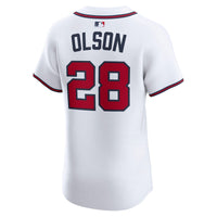 Atlanta Braves Matt Olson White jersey – view 4