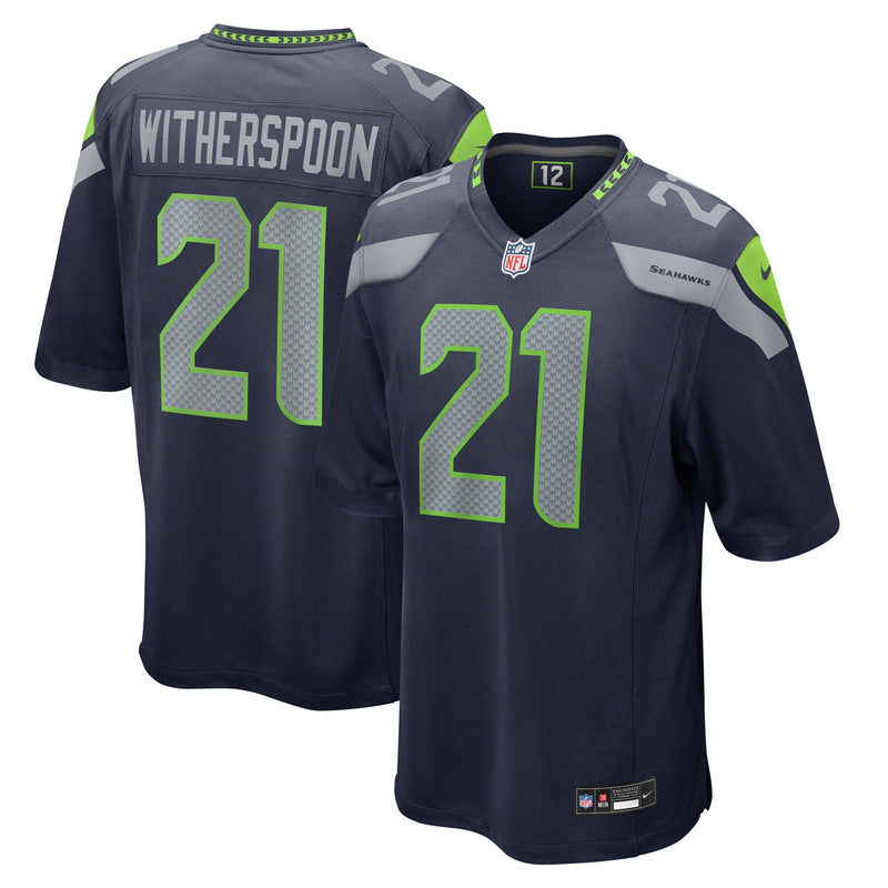 Seattle Seahawks Devon Witherspoon Navy jersey – view 1