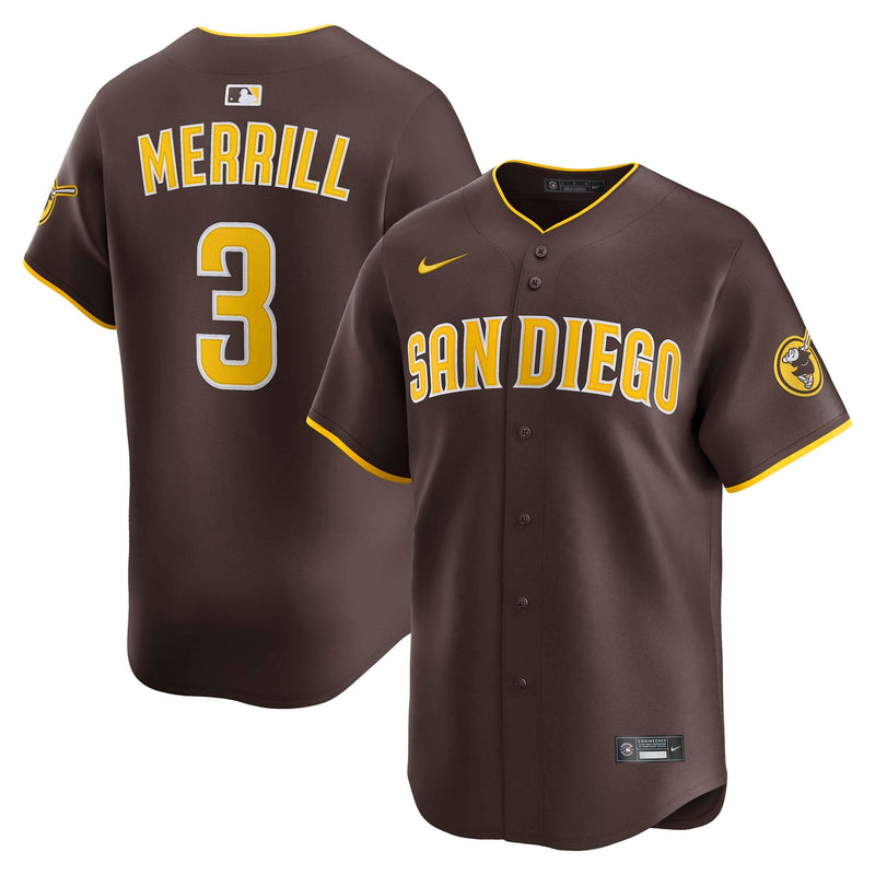 San Diego Padres Jackson Merrill jersey – view 1