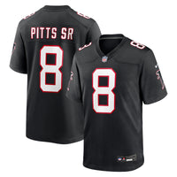 Atlanta Falcons Kyle Pitts Sr. Black jersey – view 2