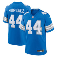 Detroit Lions Malcolm Rodriguez Blue jersey – view 1