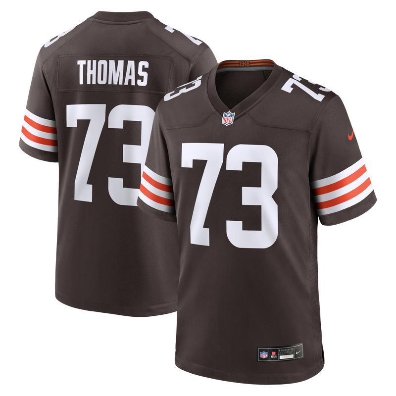 Cleveland Browns Joe Thomas Brown jersey – view 1