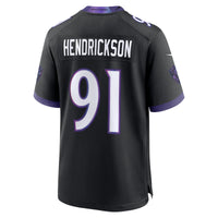Baltimore Ravens Trey Hendrickson Black jersey – view 4