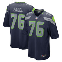 Seattle Seahawks Grey Zabel Navy jersey – view 1